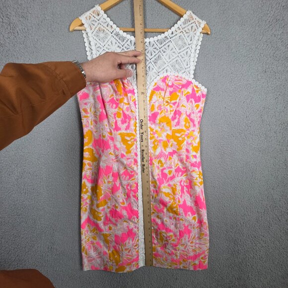 Lilly Pulitzer Sofia Shift Dress Size 6 Kir Royal Pink Ooh La La Babydoll Fairy - Picture 5 of 15